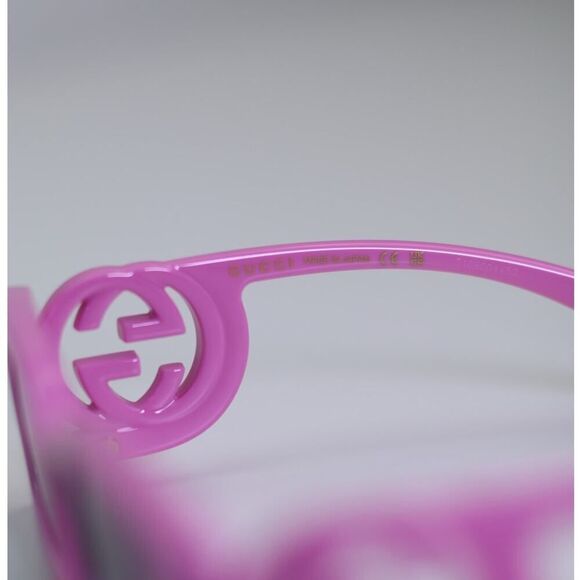NEW Gucci Sunglasses GG1325S 006 Pink Grey Unisex Authentic